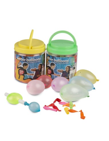 500 Wasserballons mit Füllpumpe